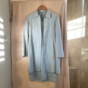 Linen dress with coat